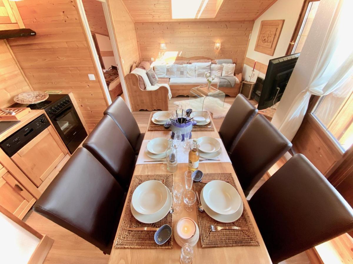 Ferienwohnung Appt 3Ch, Au Pied Des Pistes A La Deco Soignee Flumet Exterior foto